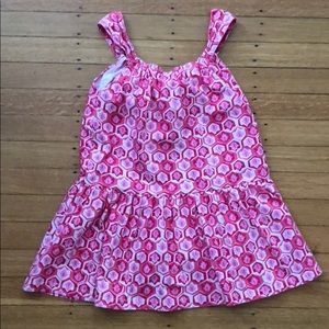 Tea collection tank top shirt with tie sz 10